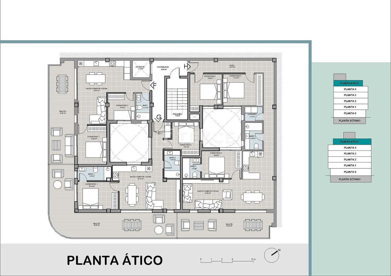 Апартаменты в Торревьехе, Испания, 61 м² - фото 13