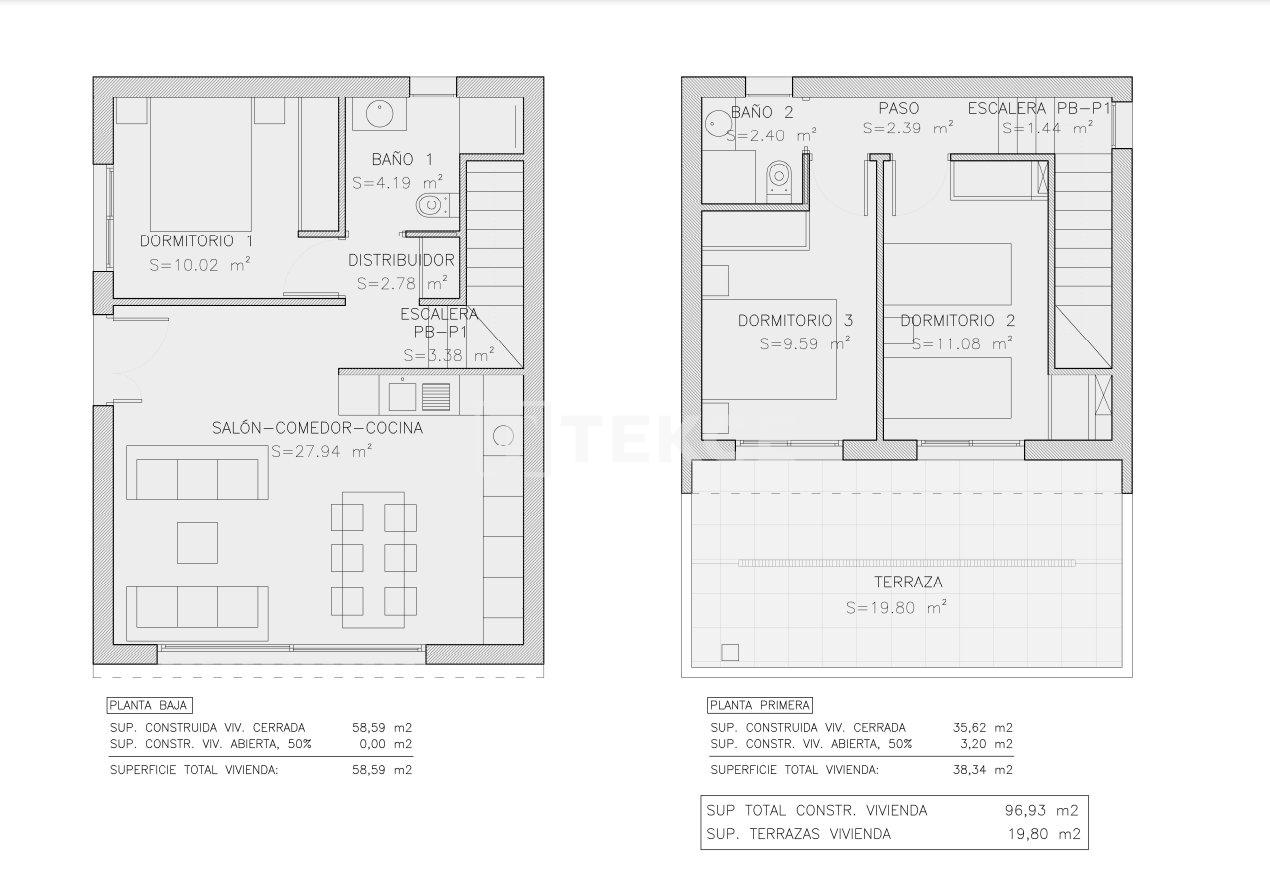 Вилла в Ориуэле, Испания, 97 м² - фото 15
