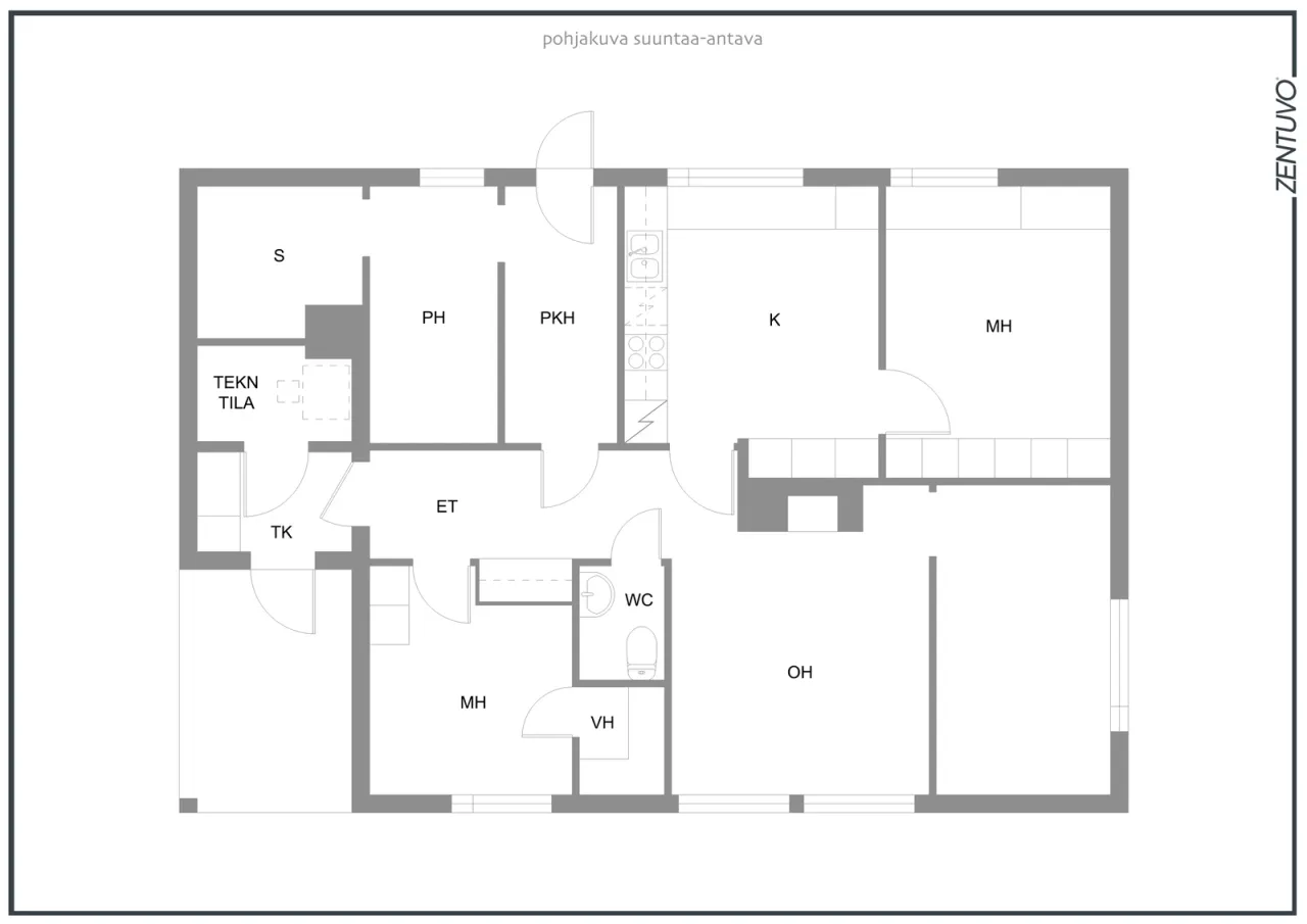 Дом в Кангасниеми, Финляндия, 85 м² - фото 3