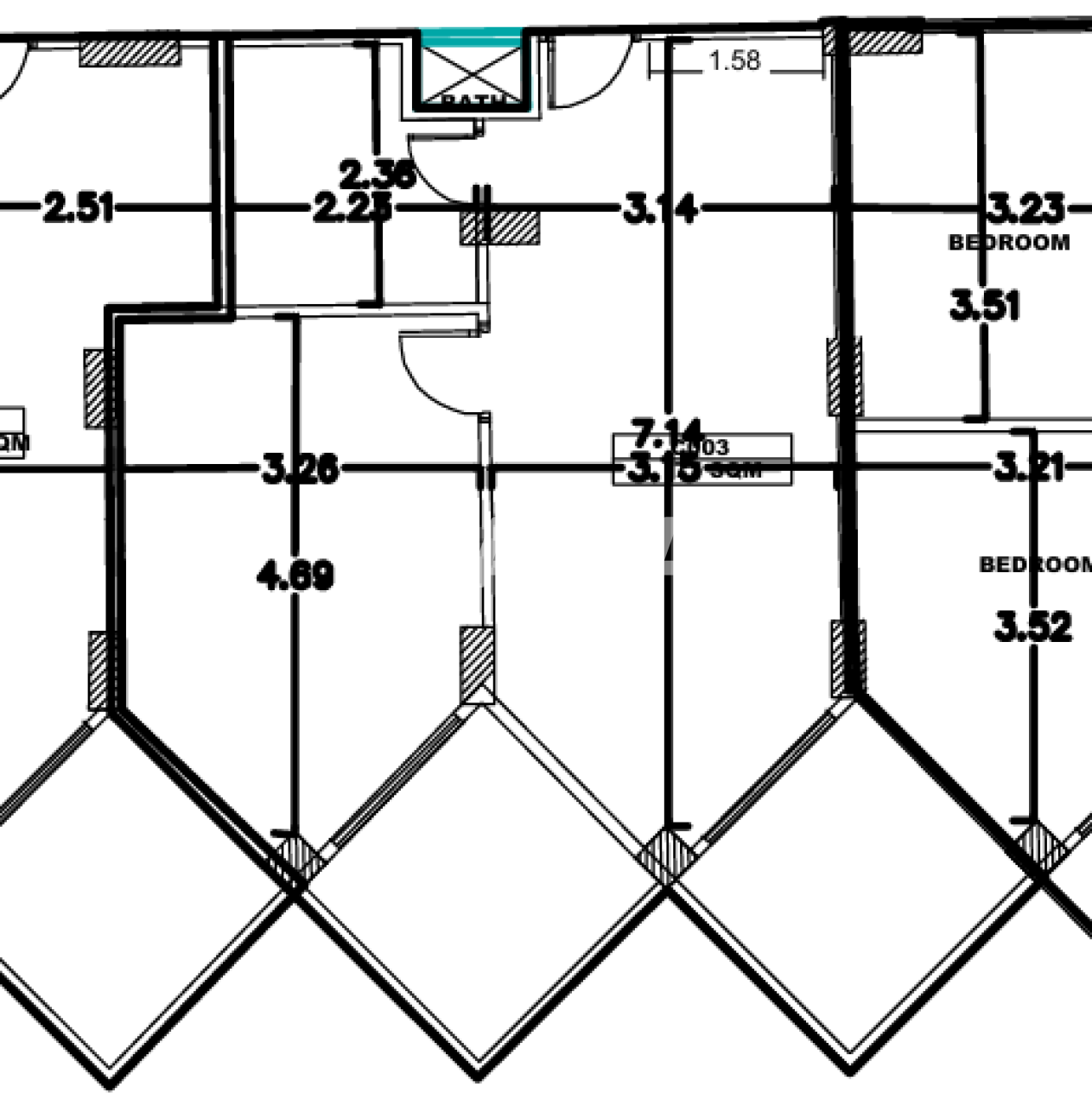 Апартаменты в Хургаде, Египет, 69 м² - фото 2