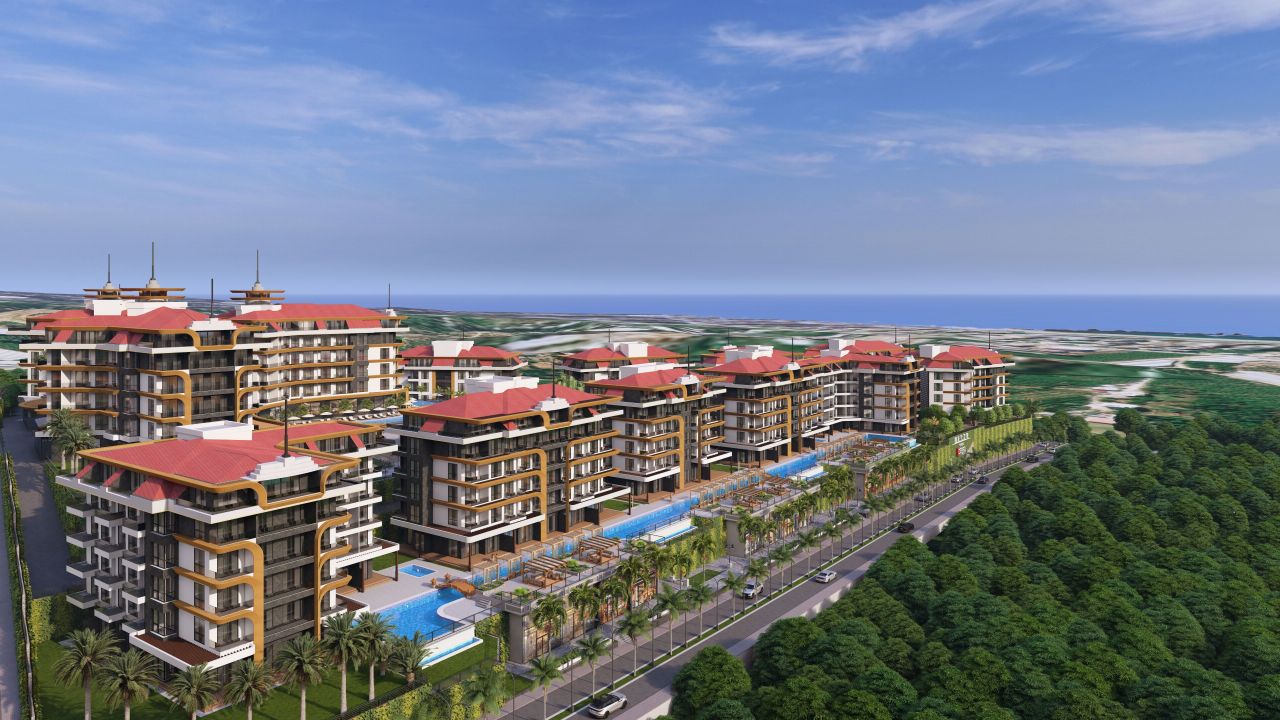 Апартаменты в Алании, Турция, 56 м² - фото 1