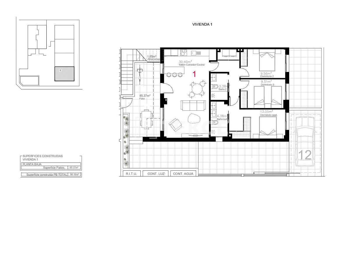 Апартаменты в Пилар-де-ла-Орадада, Испания, 76 м² - фото 10
