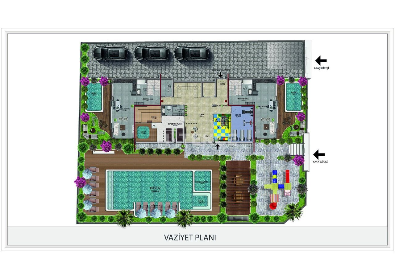 Апартаменты в Алании, Турция, 58 м² - фото 17