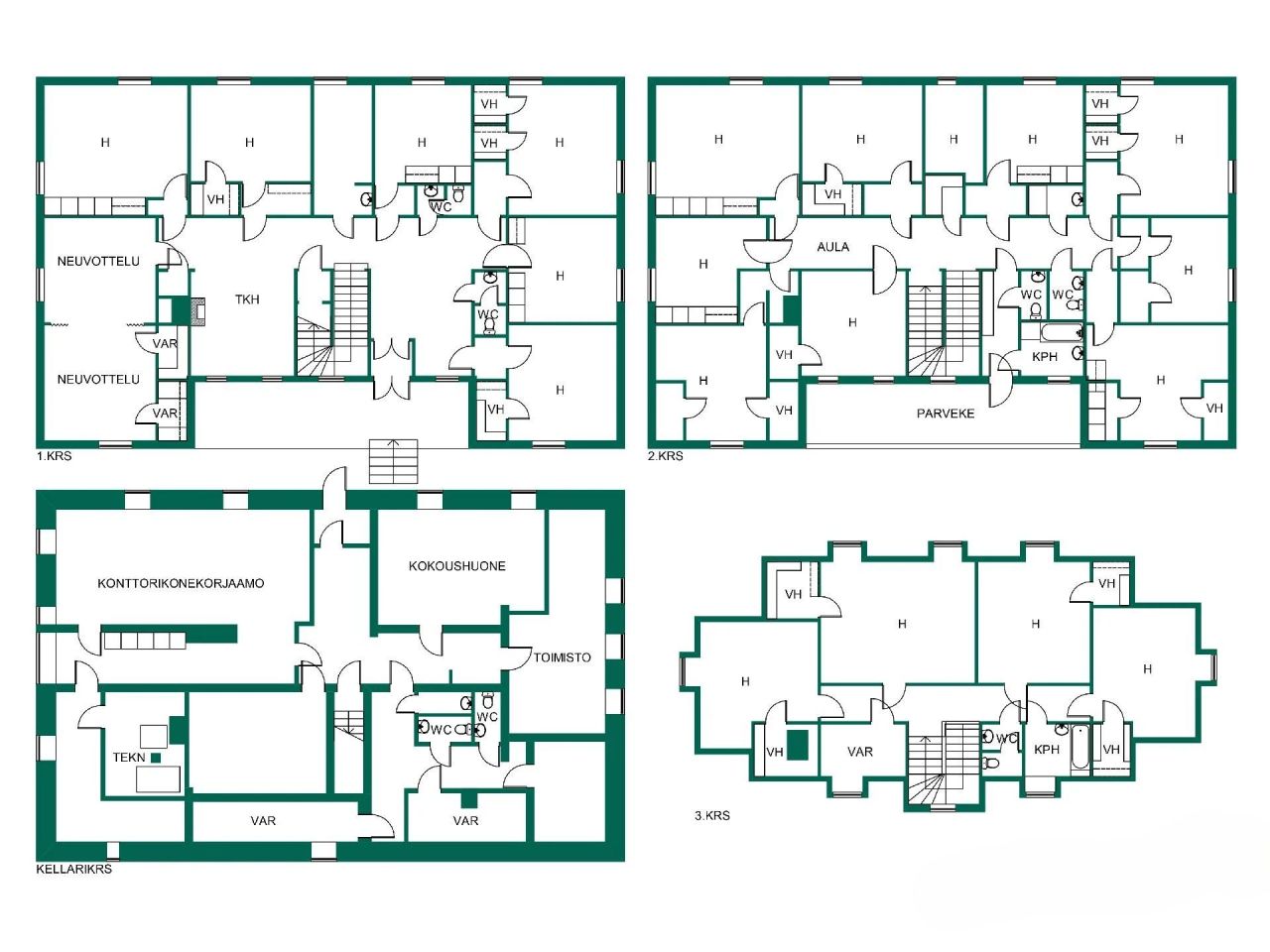 Квартира в Варкаусе, Финляндия, 1 200 м² - фото 3