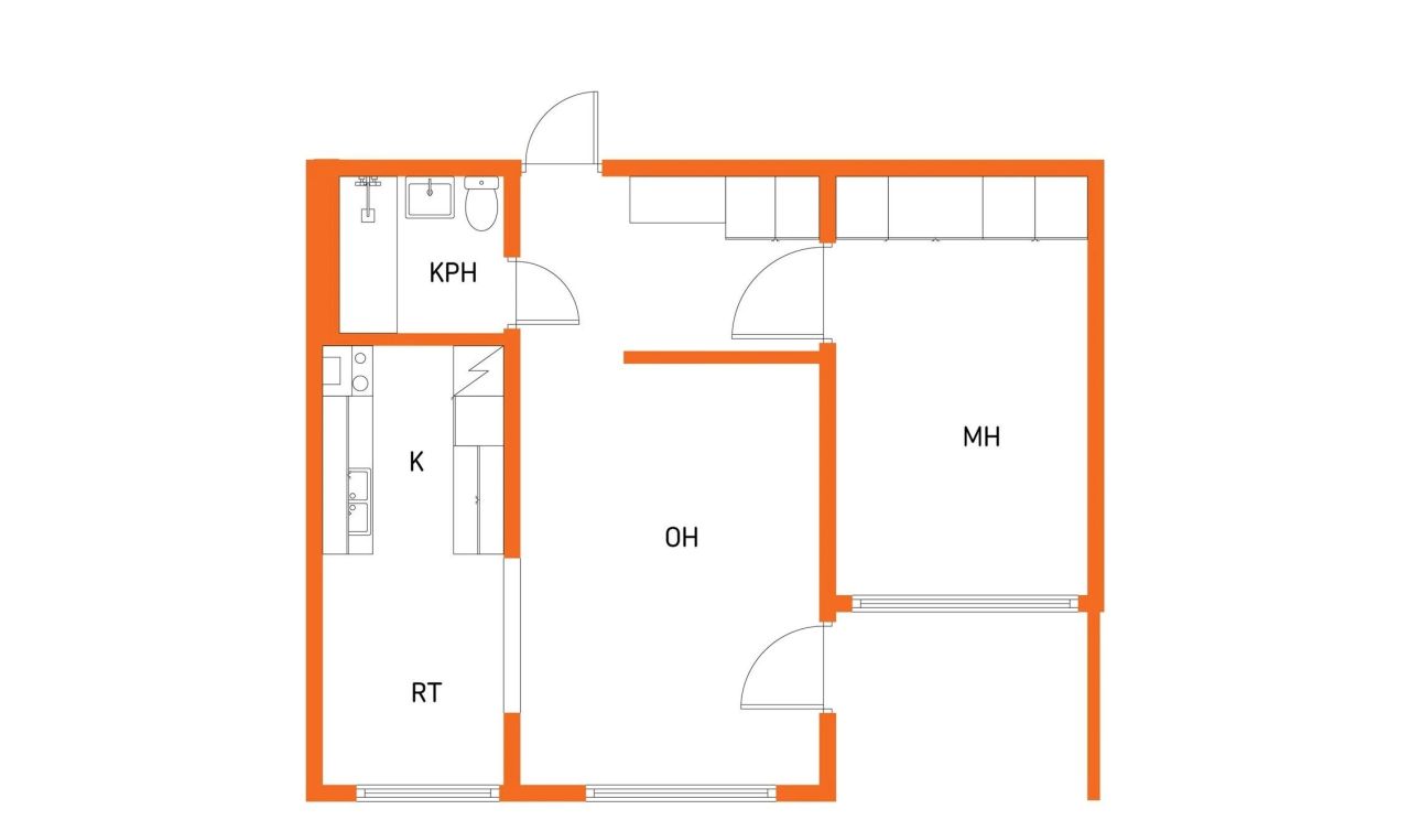 Квартира в Туусниеми, Финляндия, 43 м² - фото 2