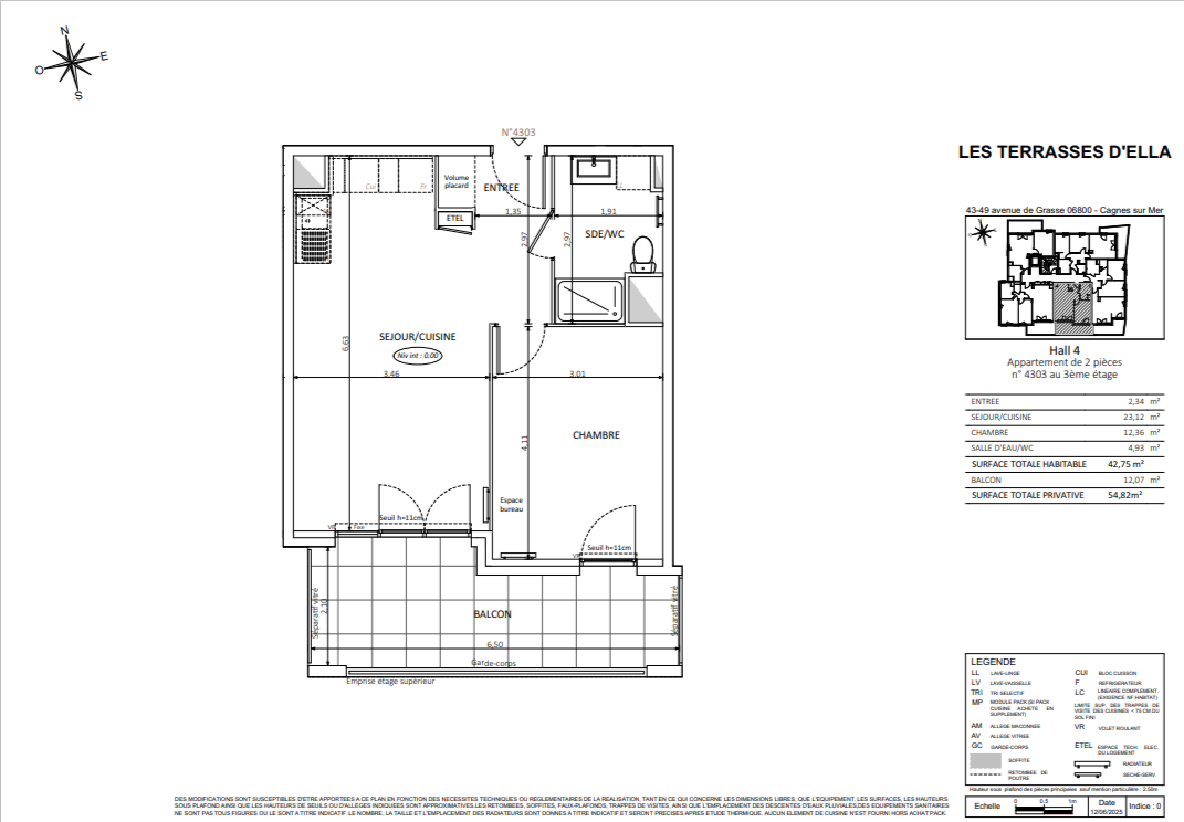 Квартира в Кань-Сюр-Мере, Франция, 43 м² - фото 4