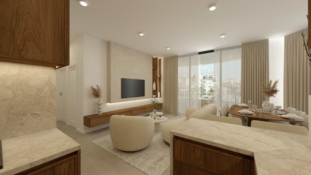 Апартаменты в Ларнаке, Кипр, 123.64 м² - фото 9