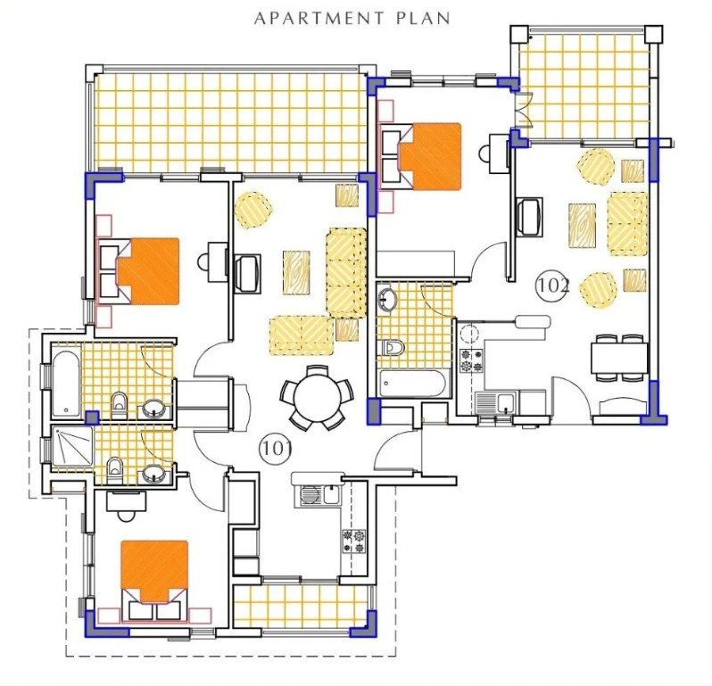 Апартаменты в Пафосе, Кипр, 133 м² - фото 16