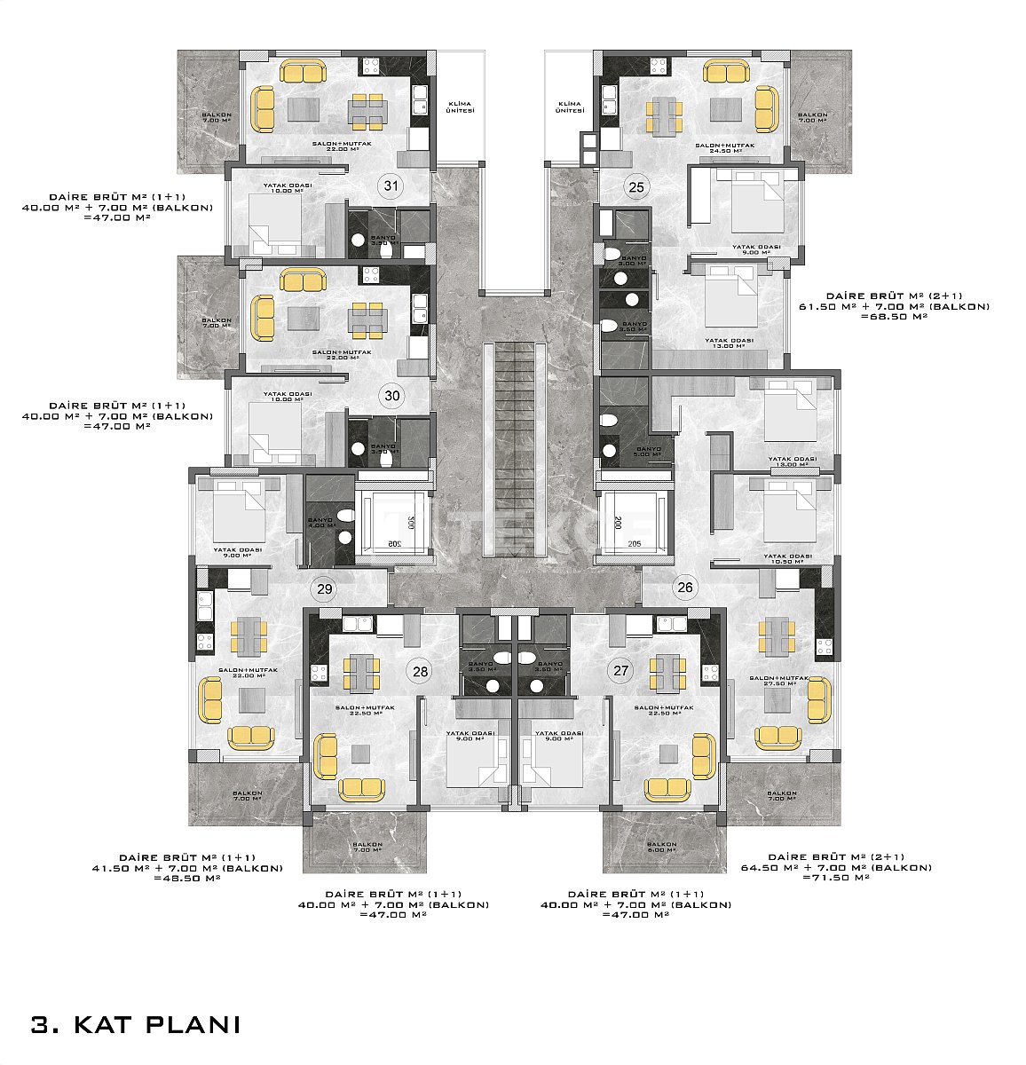 Пентхаус в Алании, Турция, 109 м² - фото 6