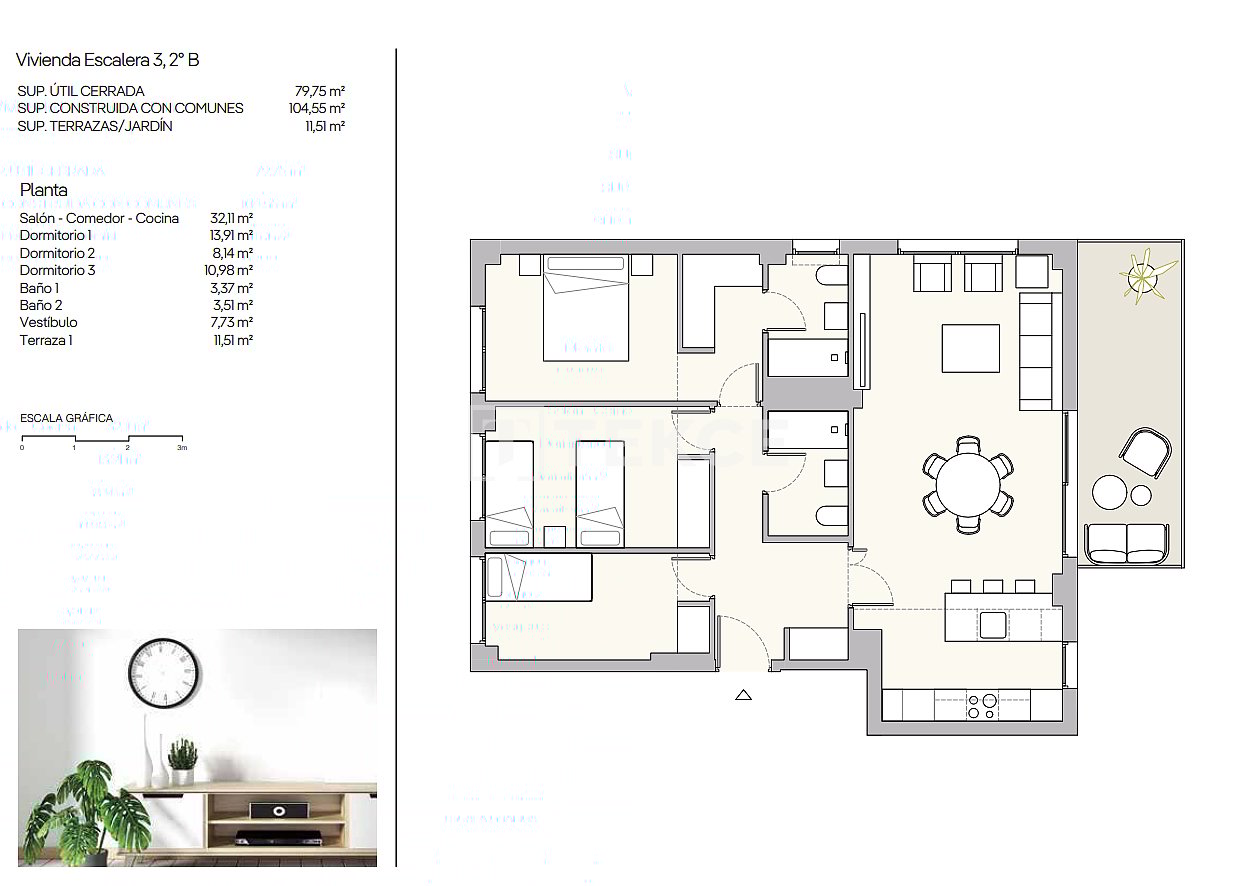 Апартаменты в Мурсии, Испания, 102 м² - фото 13