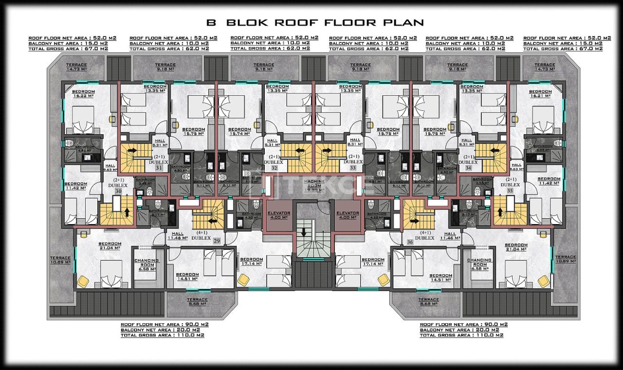 Пентхаус в Алании, Турция, 119 м² - фото 19