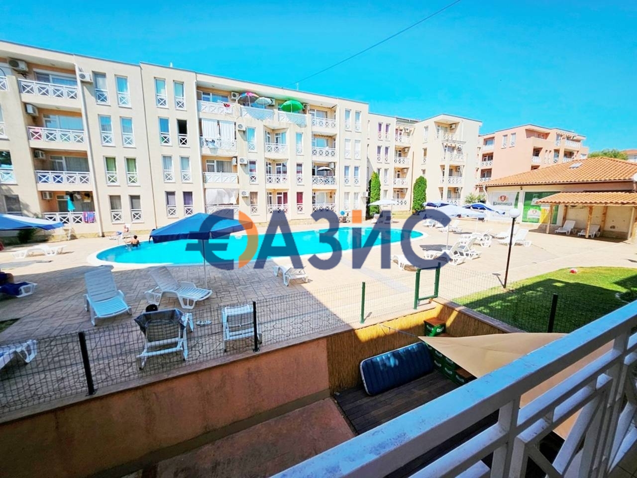 Апартаменты на Солнечном берегу, Болгария, 28 м² - фото 16