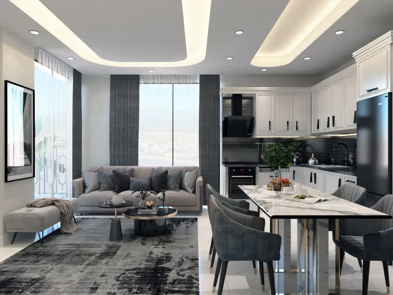 Апартаменты в Алании, Турция, 55 м² - фото 3