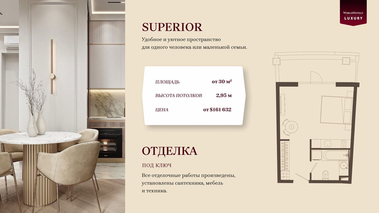 Апартаменты в Батуми, Грузия, 32 м² - фото 4