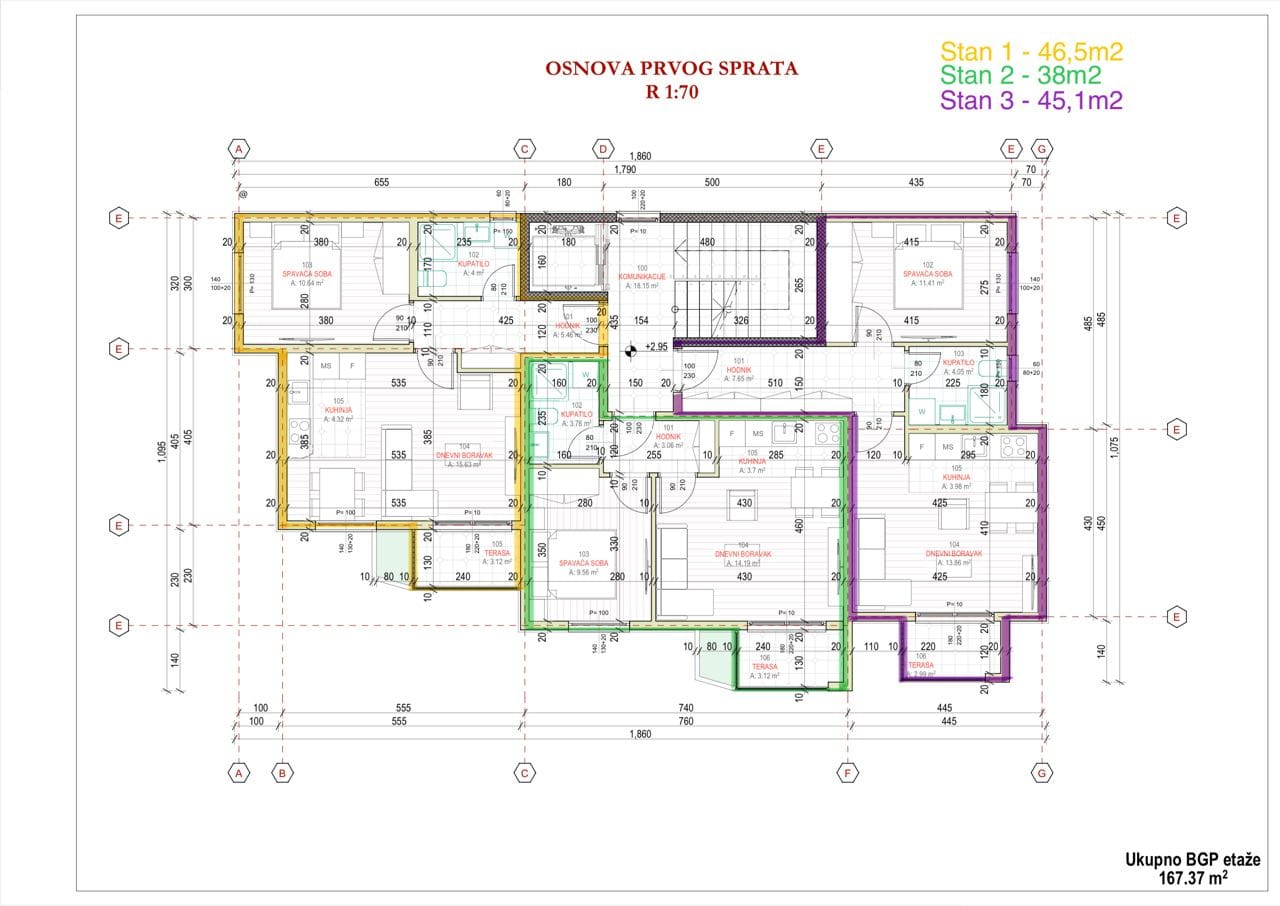 Квартира в Баре, Черногория, 38 м² - фото 2