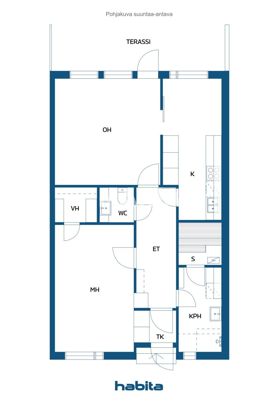 Квартира в Котке, Финляндия, 65 м² - фото 2