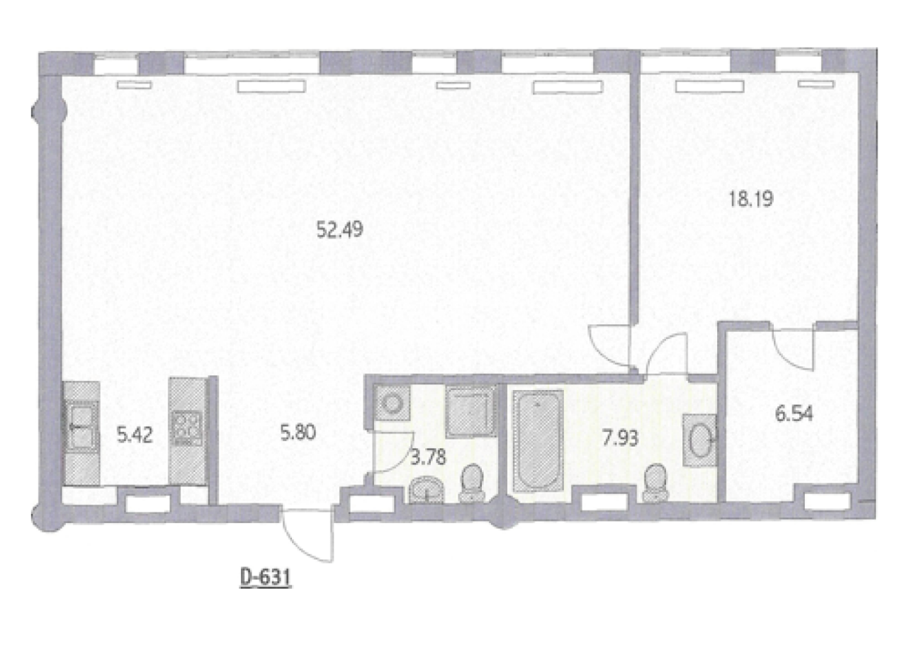 Апартаменты в Риге, Латвия, 101.8 м² - фото 14