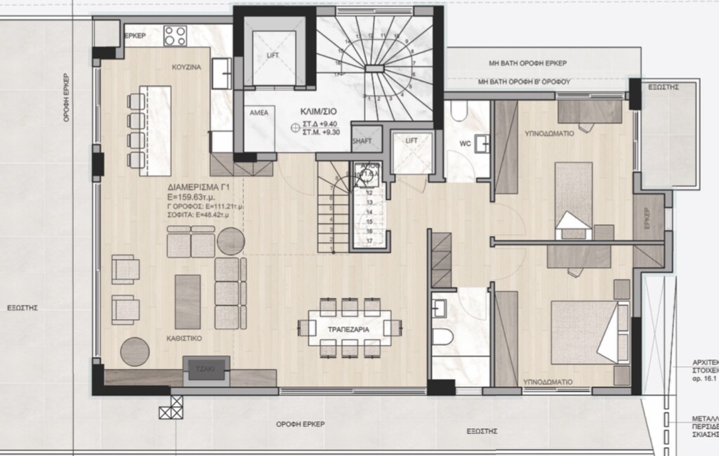 Мезонет в Аттике, Греция, 160 м² - фото 7