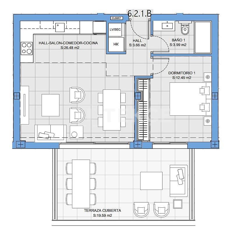 Апартаменты в Михасе, Испания, 87 м² - фото 15