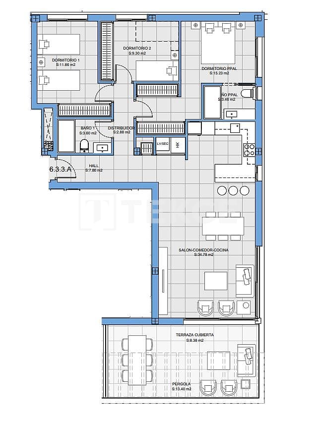 Апартаменты в Михасе, Испания, 87 м² - фото 17
