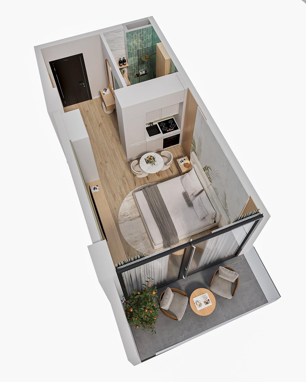 Квартира в Кобулети, Грузия, 30 м² - фото 8