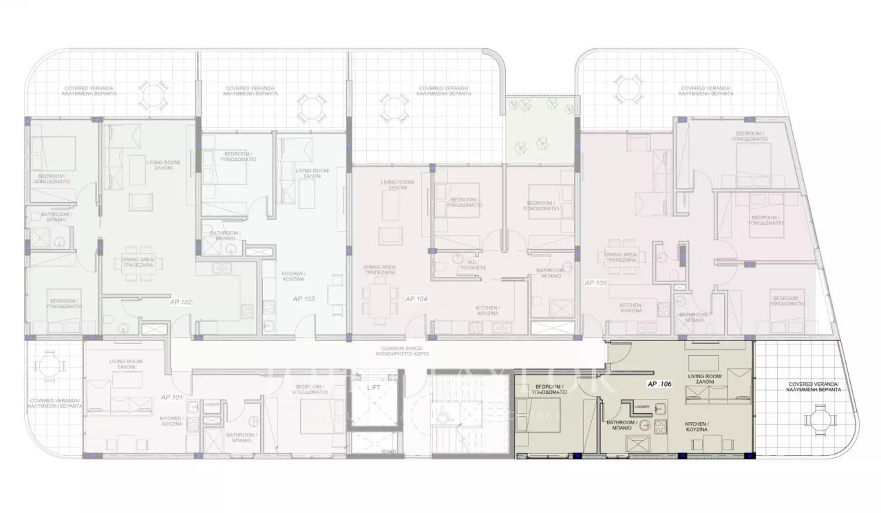 Квартира в Лимасоле, Кипр, 50 м² - фото 10