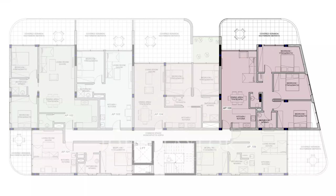 Квартира в Лимасоле, Кипр, 97 м² - фото 11