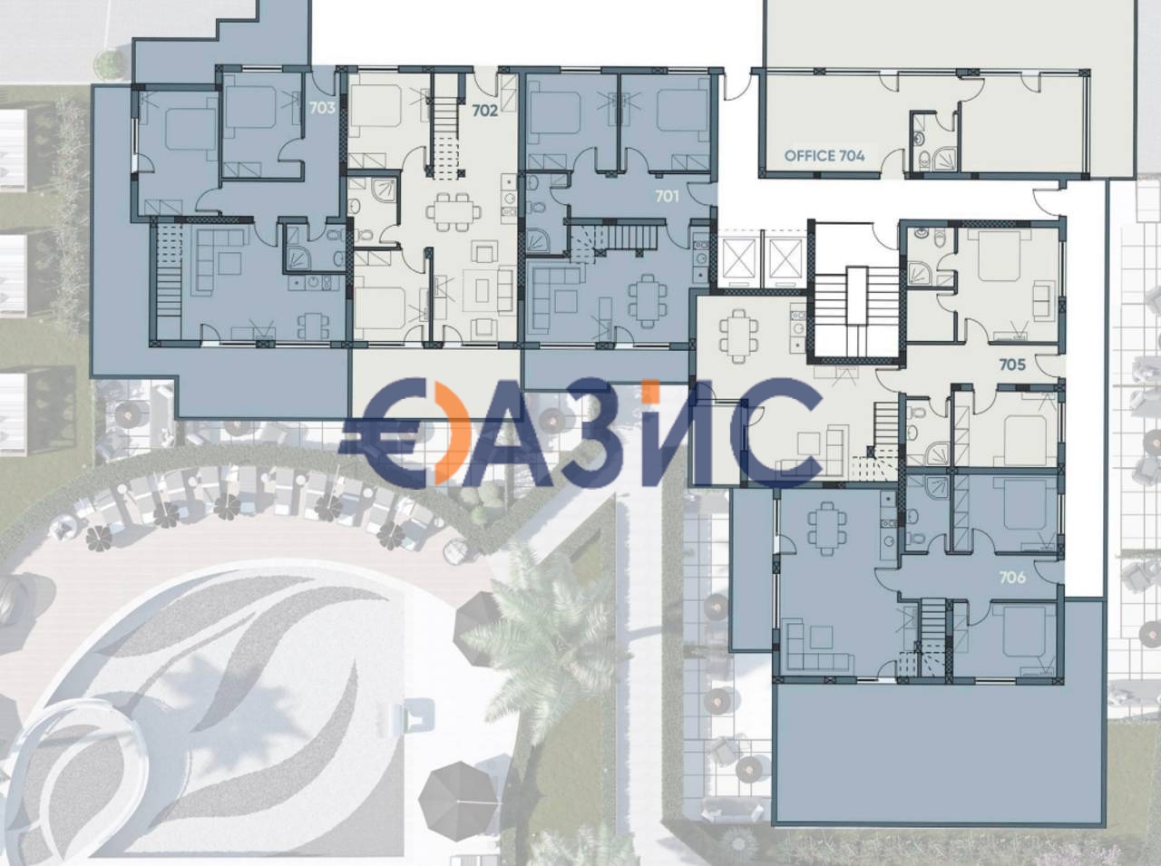 Апартаменты на Солнечном берегу, Болгария, 239.7 м² - фото 6