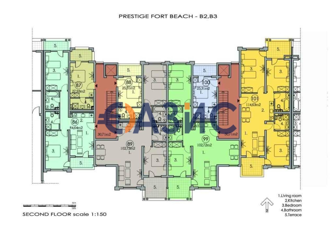 Апартаменты в Святом Власе, Болгария, 143.4 м² - фото 8