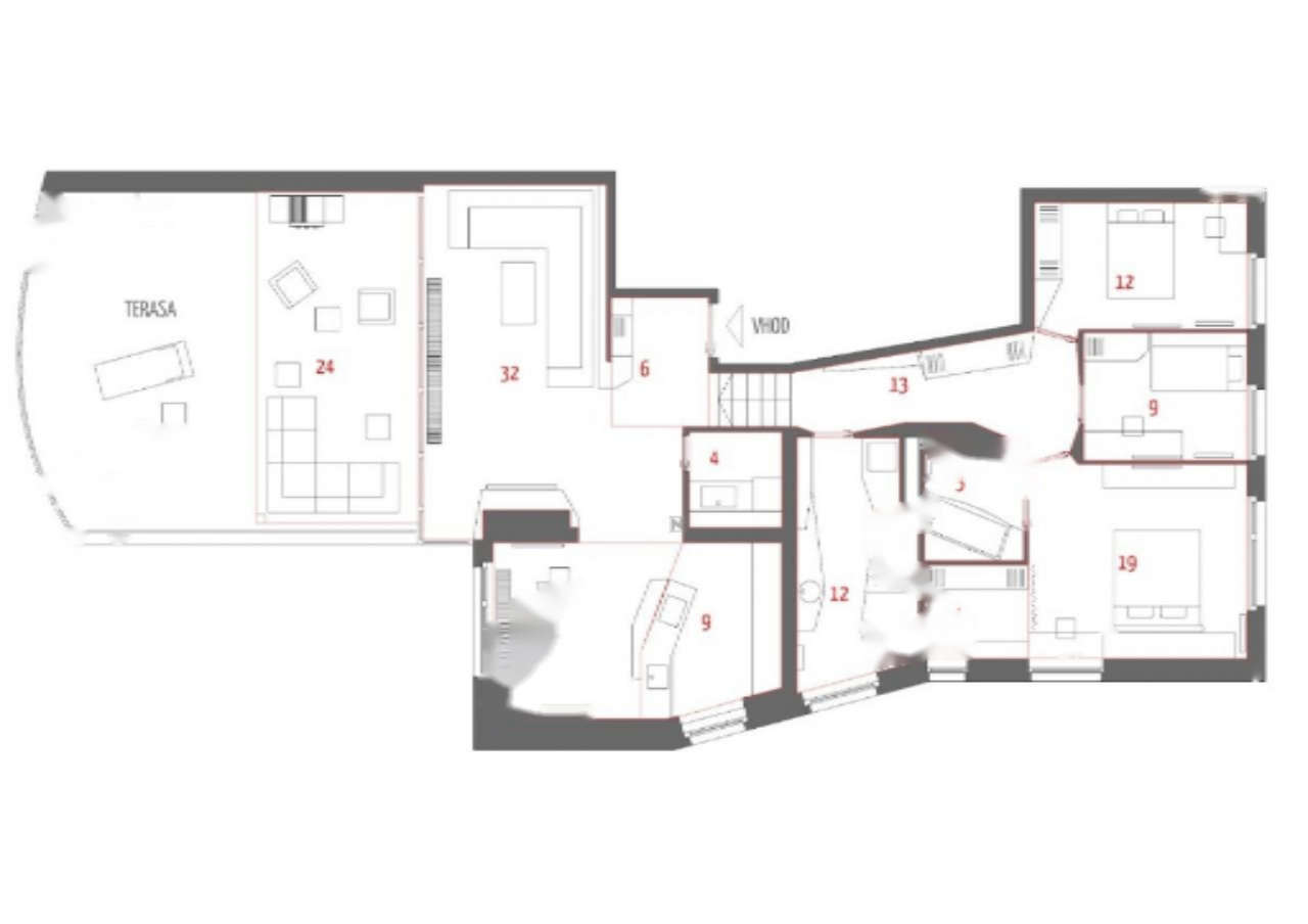 Квартира в Любляне, Словения, 184 м² - фото 2