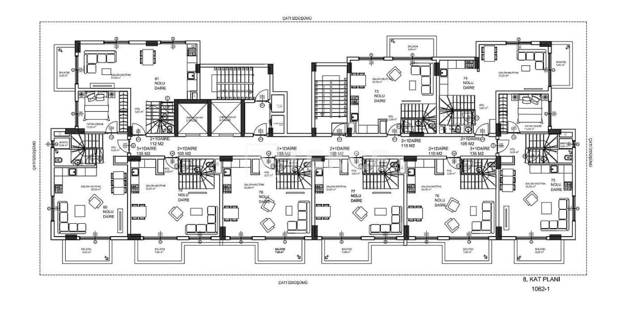 Пентхаус в Алании, Турция, 135 м² - фото 8