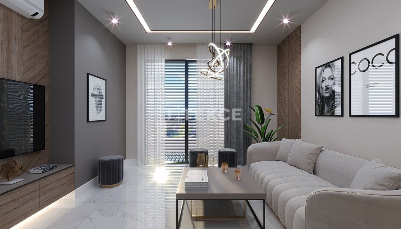 Апартаменты в Алании, Турция, 55 м² - фото 12