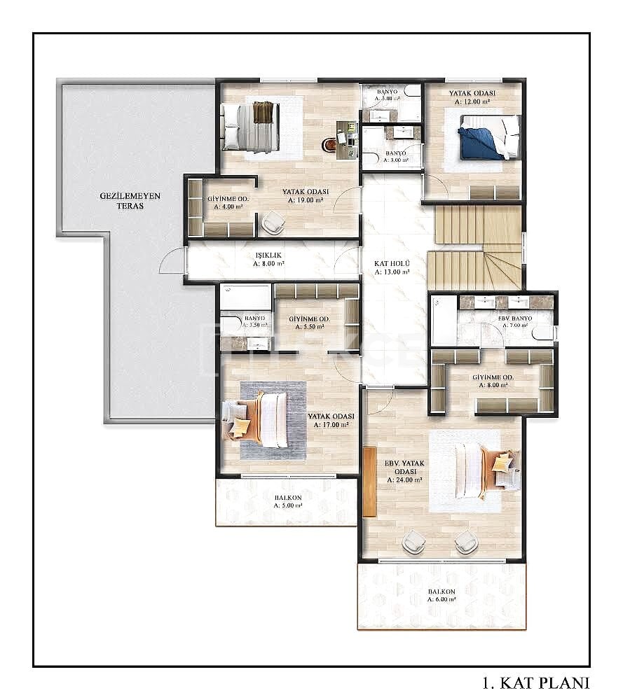 Вилла Османгази, Турция, 486 м² - фото 16