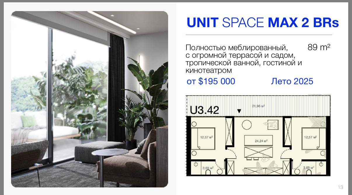Апартаменты в Чангу, Индонезия, 89 м² - фото 2