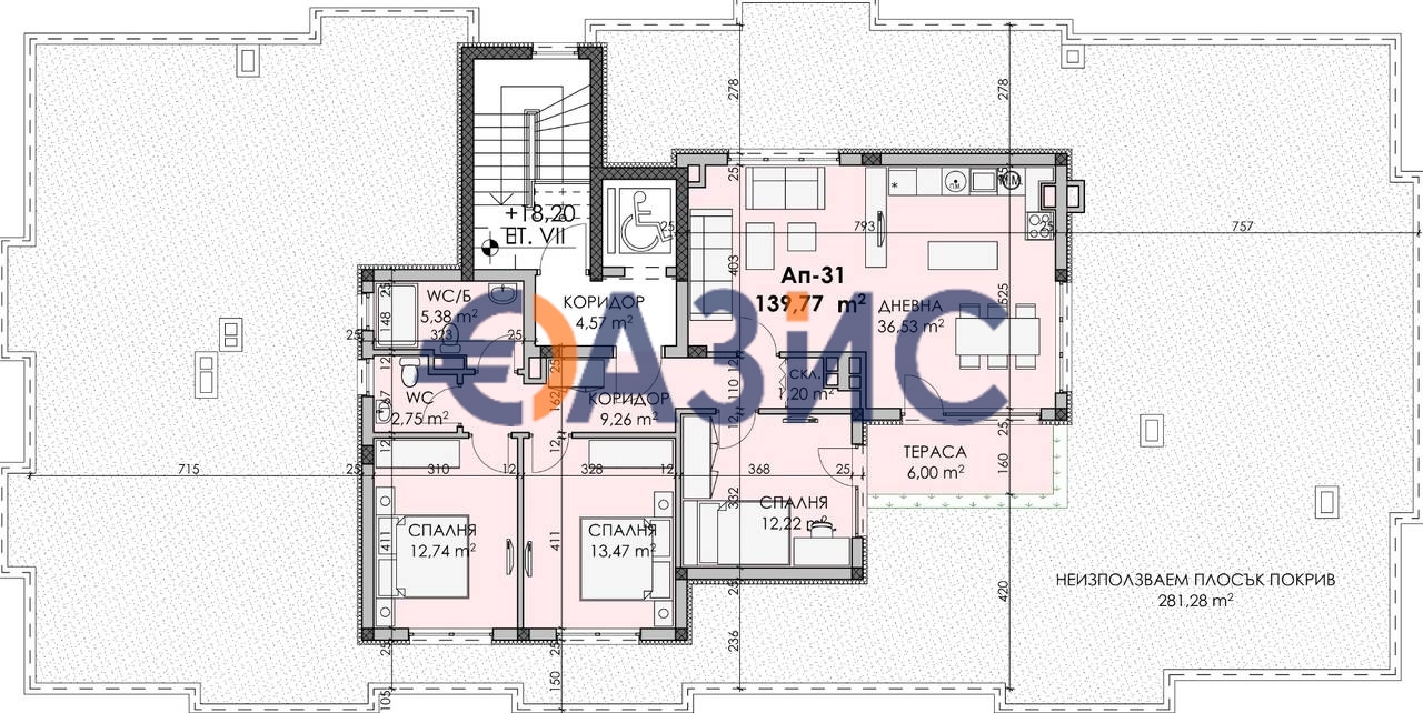 Апартаменты в Бургасе, Болгария, 422.6 м² - фото 5