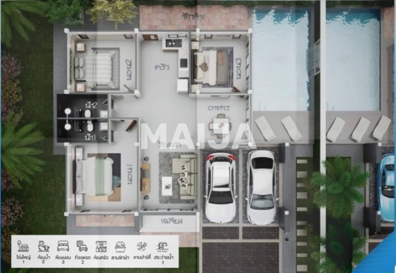 Вилла на острове Пхукет, Таиланд, 200 м² - фото 2