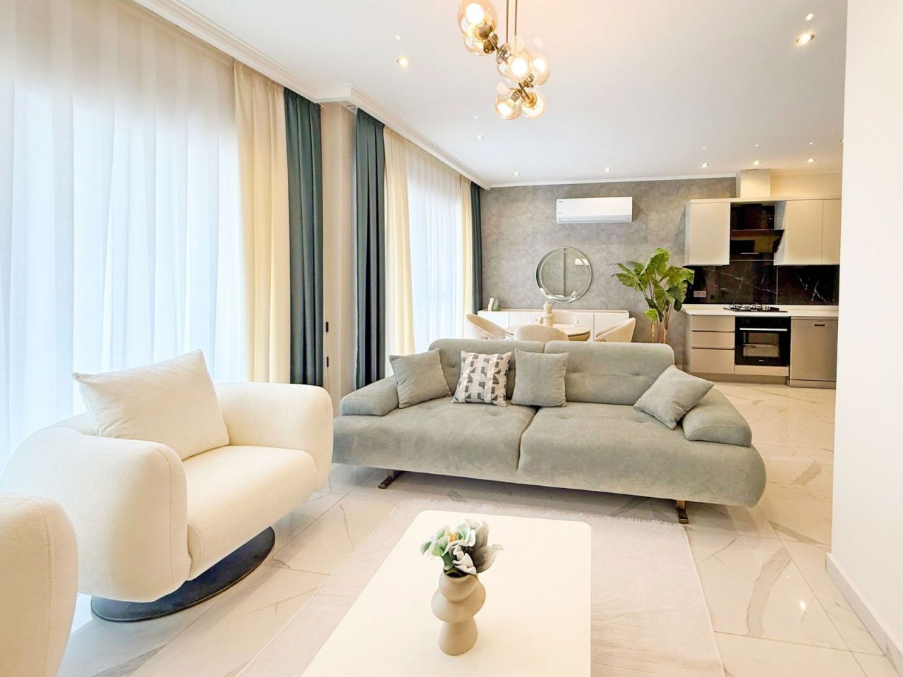 Апартаменты в Алании, Турция, 100 м² - фото 1