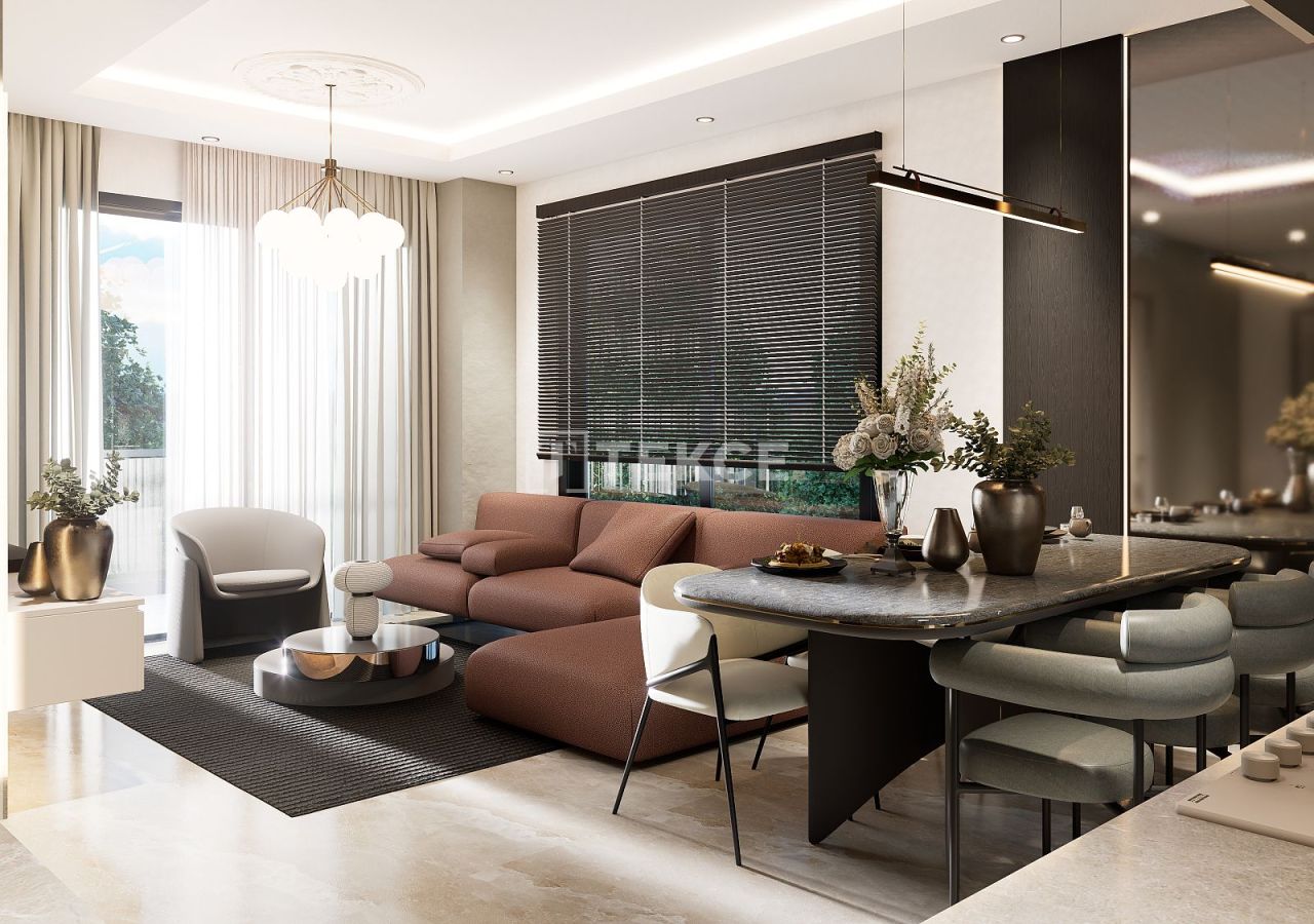 Апартаменты в Алании, Турция, 52 м² - фото 13