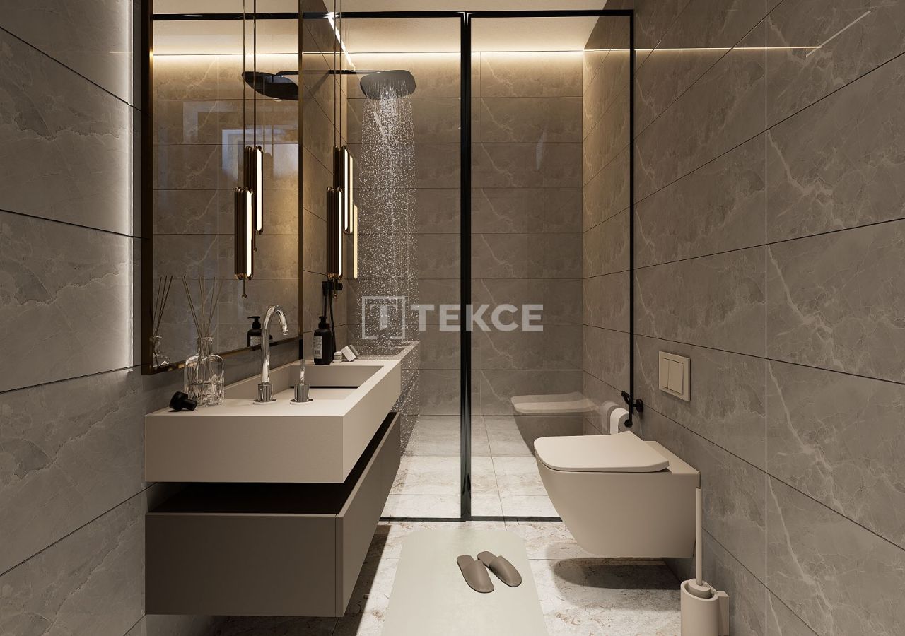 Апартаменты в Алании, Турция, 52 м² - фото 19