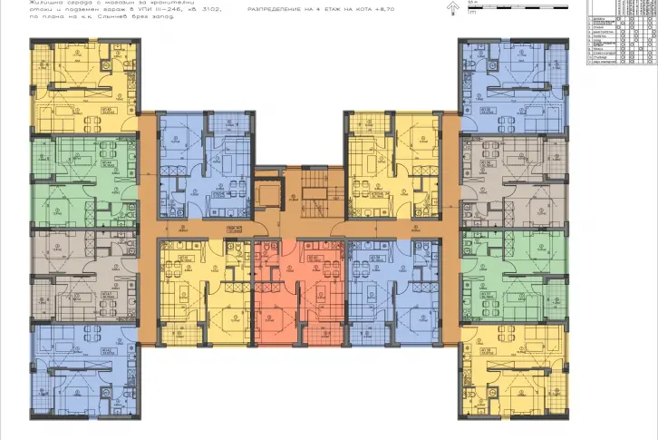 Апартаменты на Солнечном берегу, Болгария, 82.8 м² - фото 4