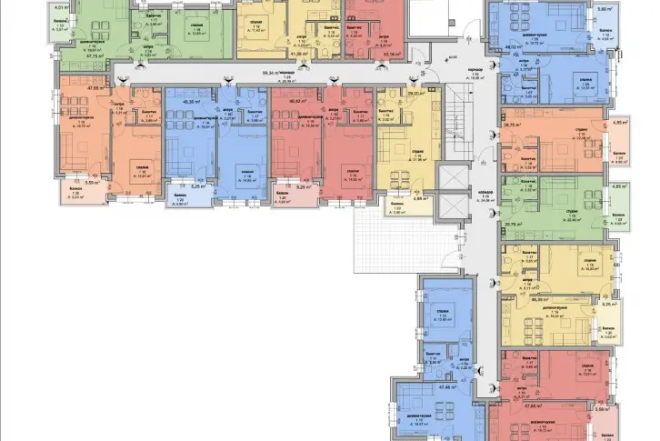 Апартаменты в Равде, Болгария, 52.4 м² - фото 11