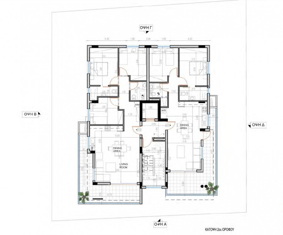 Апартаменты в Ларнаке, Кипр, 110 м² - фото 11