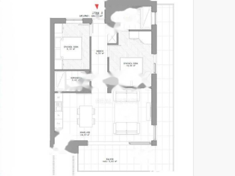 Квартира в Опатии, Хорватия, 78 м² - фото 4