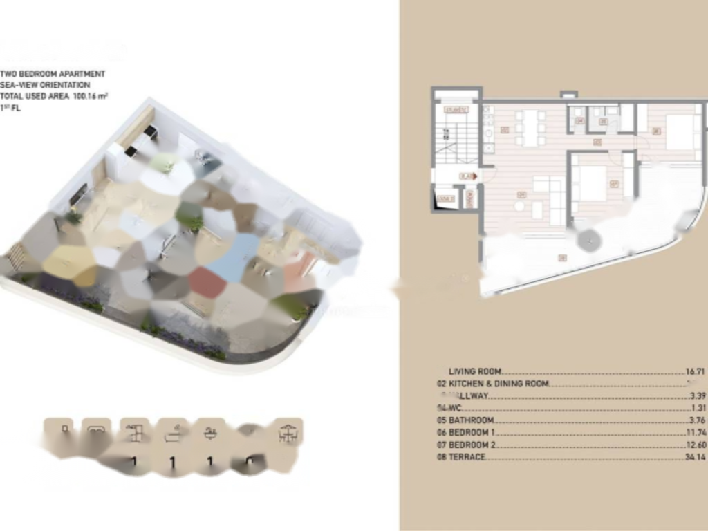 Квартира в Опатии, Хорватия, 100 м² - фото 4