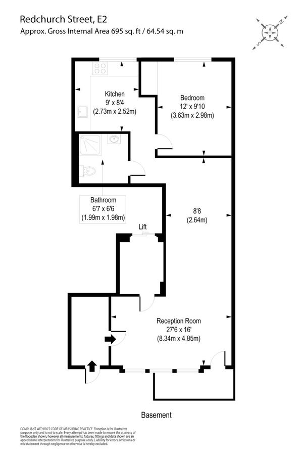 Квартира в Лондоне, Великобритания, 65 м² - фото 4