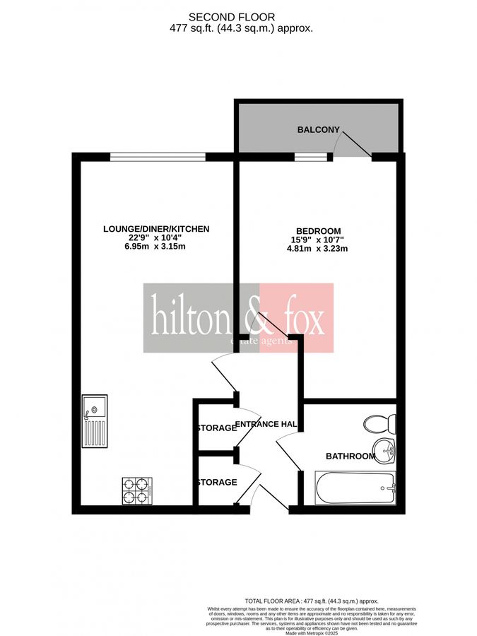 Квартира в Лондоне, Великобритания, 44 м² - фото 4