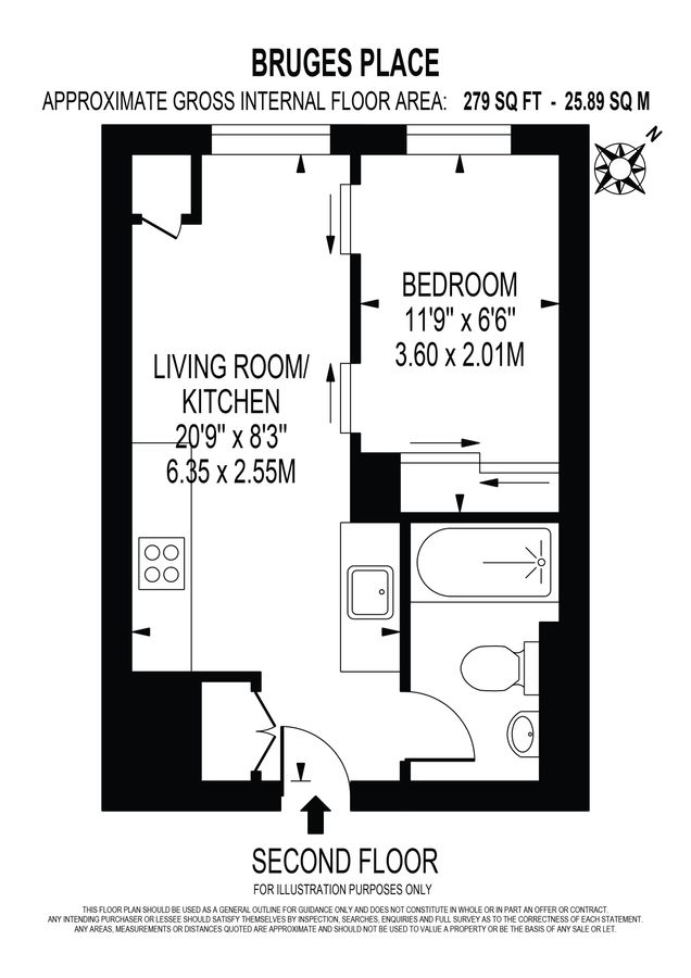 Квартира в Лондоне, Великобритания, 26 м² - фото 6