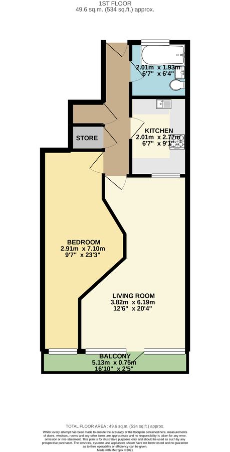 Квартира в Лондоне, Великобритания, 50 м² - фото 6