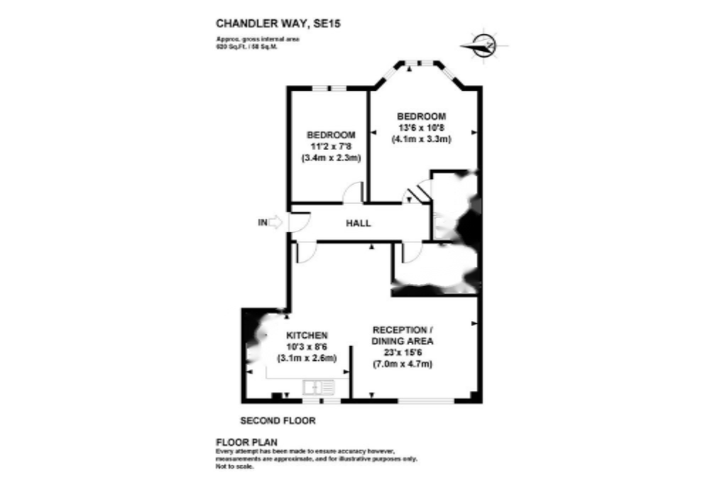 Квартира в Лондоне, Великобритания, 58 м² - фото 6