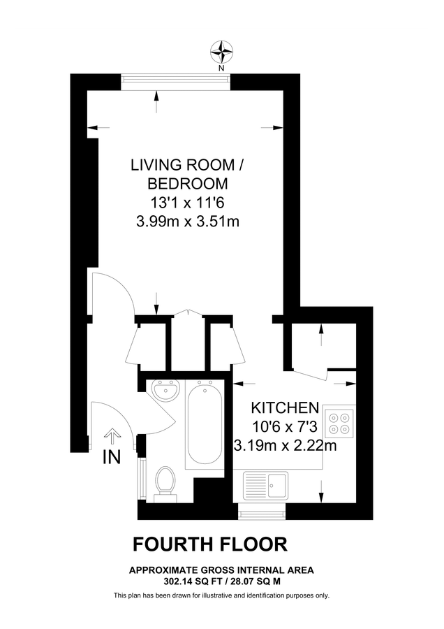 Квартира в Лондоне, Великобритания, 28 м² - фото 6